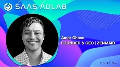 SaaS AdLab Podcast | Episode: 39 | Amar Ghose - Founder & CEO - ZenMaid