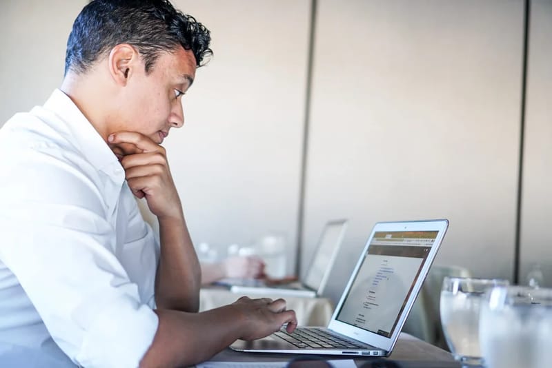 Amar working on location at an industry event in San Diego, 2019